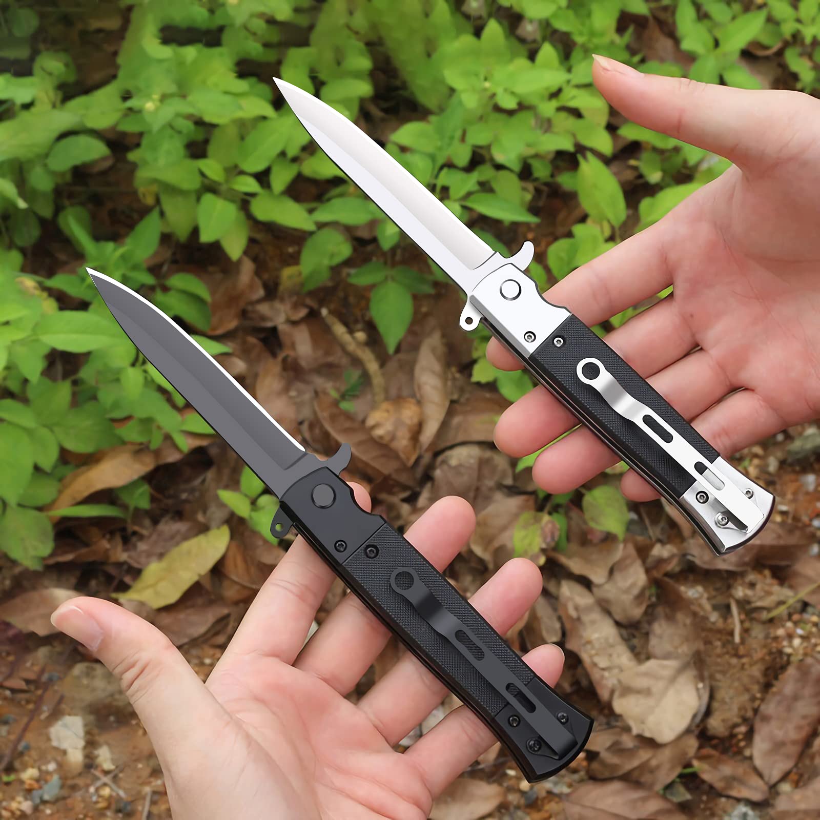 COLORICH Outdoor Folding Knife - Pocket Knife, Sharp One-Handed Knife, Fishing Knife, Fishing Knife, Stainless Steel Blade, Pocket Folding Knife, Camping Tool for Fishing, Hunting, Sports Activities