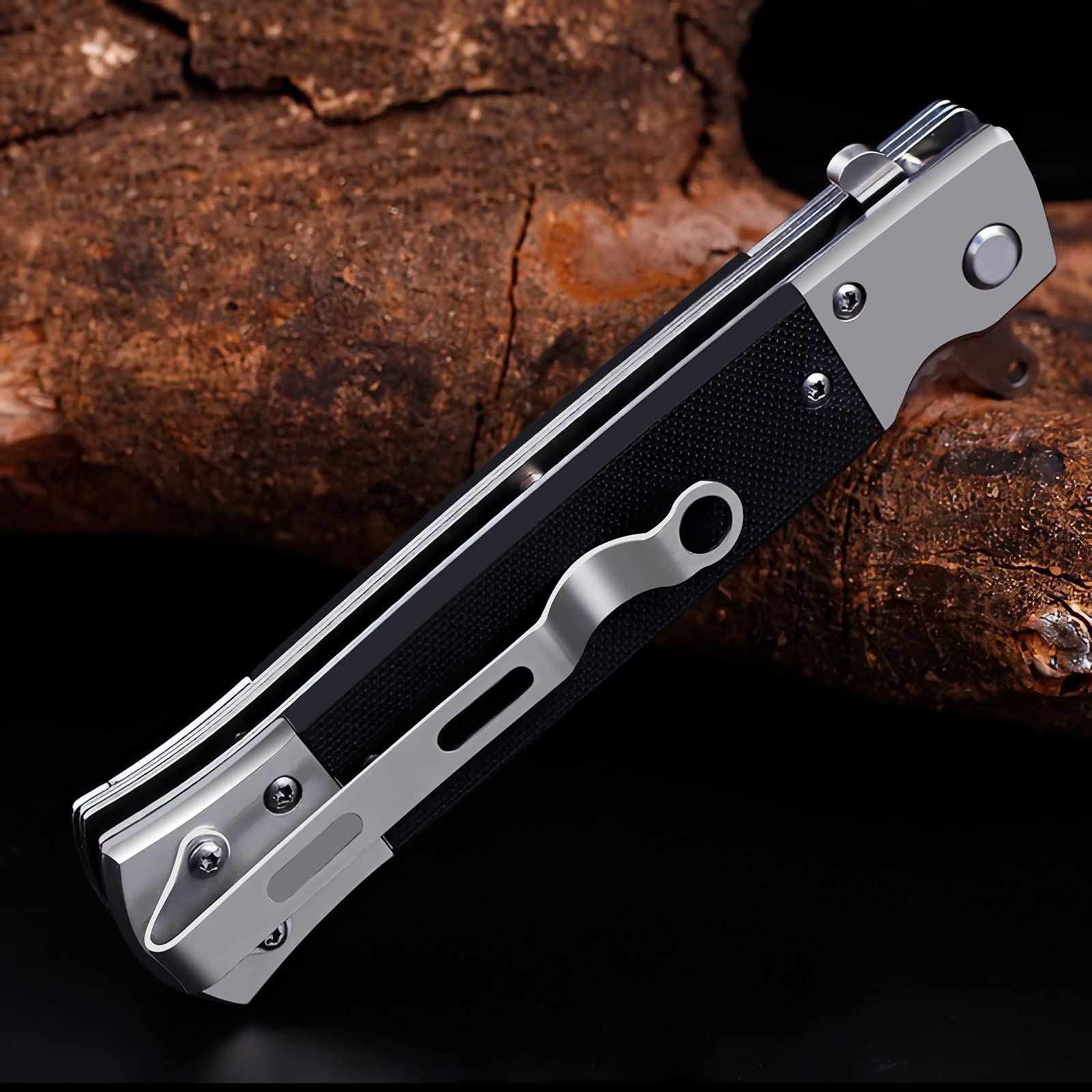COLORICH Outdoor Folding Knife - Pocket Knife, Sharp One-Handed Knife, Fishing Knife, Fishing Knife, Stainless Steel Blade, Pocket Folding Knife, Camping Tool for Fishing, Hunting, Sports Activities