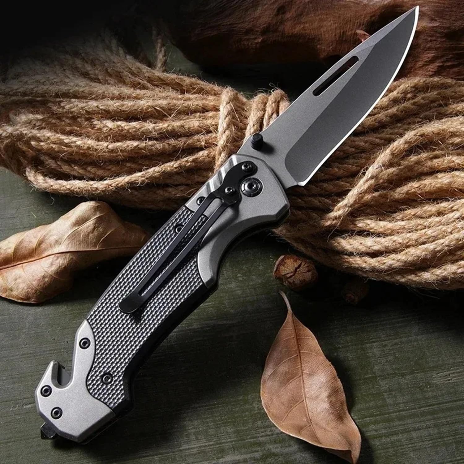 COLORICH Outdoor Knife, Folding Knife, Hunting Knife, Pocket Knife, Tools for Camping, Hiking, Christmas Day, Men Gifts