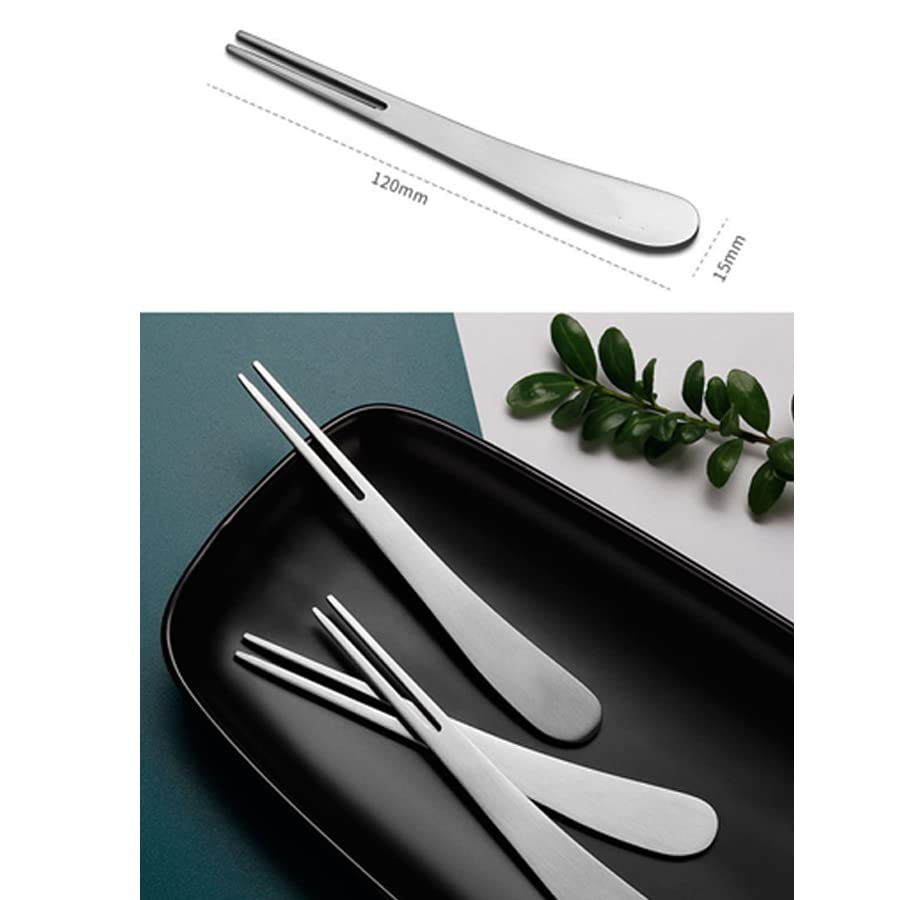 Pack of 5 Cake Forks Dessert Forks Stainless Steel Fruit Forks Appetizer Forks Salad Forks for Home, Kitchen or Restaurant